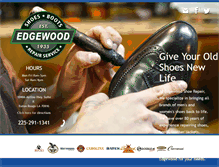 Tablet Screenshot of edgewoodshoes.com
